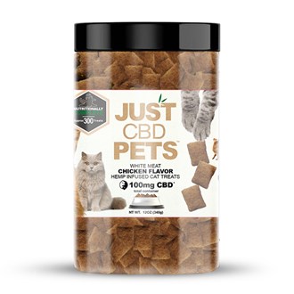 Just CBD 100 MG Chicken Treats Cat Treats