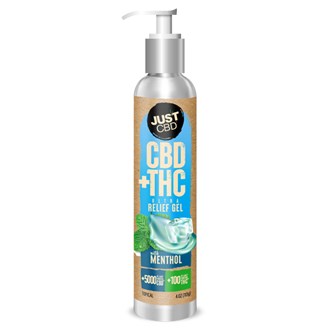 Just CBD + THC Ultra Relief Gel 5000 MG