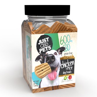 Chicken & Rice Dog Treats (Pea's & Cranberries) 600mg