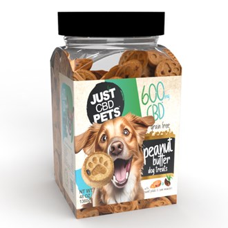 Peanut Butter Dog Treats (Sweet Potato & Cane Molasses) 600mg