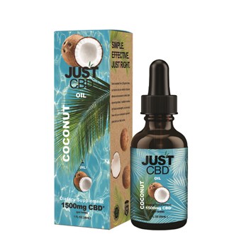 Just CBD 1500 MG Coconut Oil Tincture