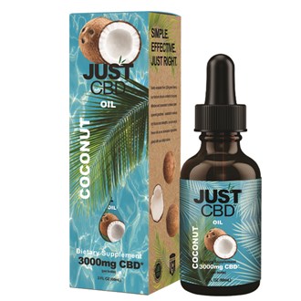 Just CBD 3000 MG Coconut Oil Tincture