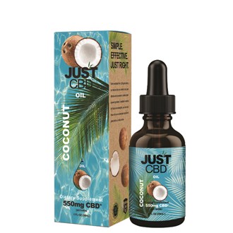 Just CBD 550 MG Coconut Oil Tincture