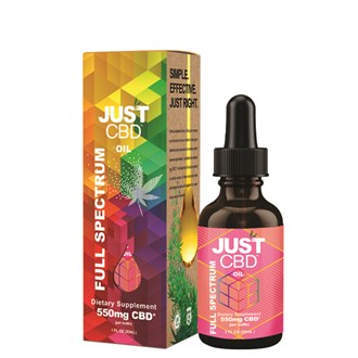 Just CBD 550 MG Full Spectrum Tincture