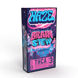 Haze 3 ML Hybrid Brain Stew THCA Blend Disposable 6 PACK