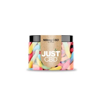 Just CBD 500 MG Sour Worm Gummies