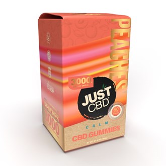 Just CBD 3000 MG Peach Rings